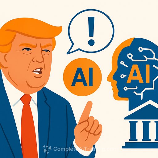 Trump dismisses AI risks as a hoax and calls regulation a conspiracy