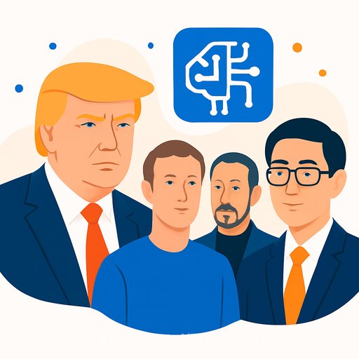 Trump names Zuckerberg, Ellison and Huang to AI advisory council