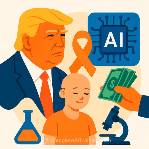 Trump Orders AI Push for Childhood Cancer, Adds $50M Amid NIH Deep Cuts