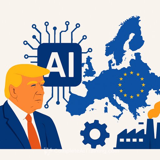 Trump's AI strategy exposes Europe's gap between regulatory power and industrial capacity