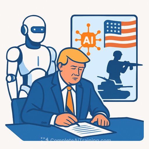 Trump signs executive order to integrate AI into military and intelligence operations