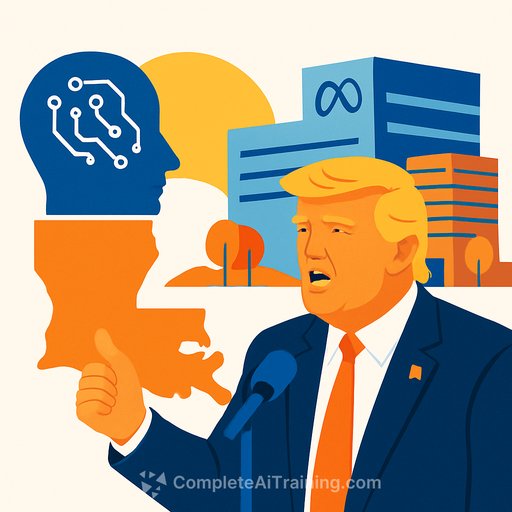 Trump Touts Louisiana as Future AI Powerhouse with $50 Billion Meta Data Center