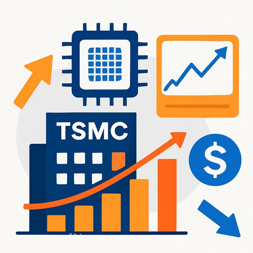 TSMC profit surges 39% on AI demand; lifts 2025 outlook as shares slip