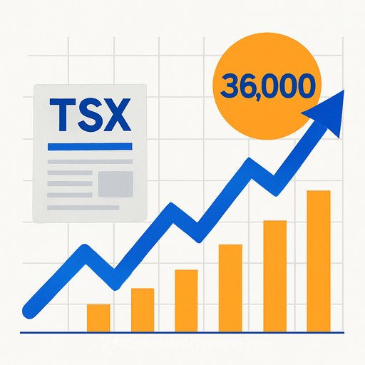 TSX rallies to near 36,000 after rebounding from July lows