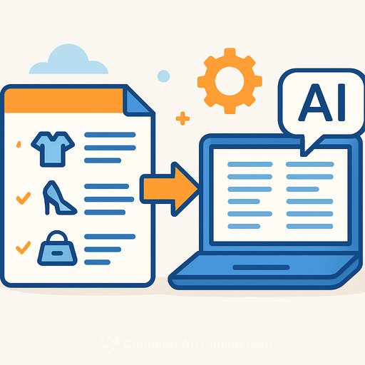 Turn vendor line sheets into retail-ready copy in minutes with AI