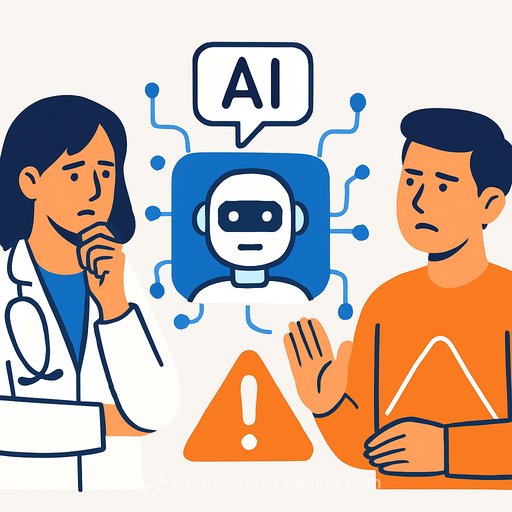 Two-thirds of patients mistrust AI in healthcare, report finds