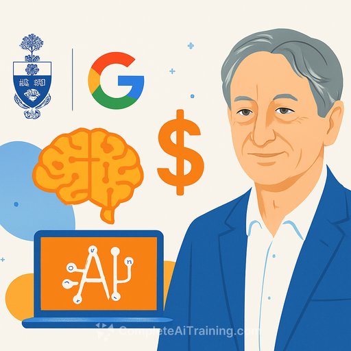 U of T and Google launch $20M Hinton Chair in AI, honouring Geoffrey Hinton's legacy
