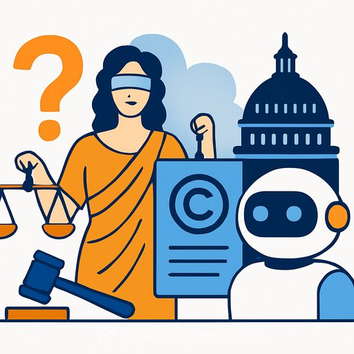 U.S. copyright law offers no clear answer on AI-generated works as courts and Congress remain divided