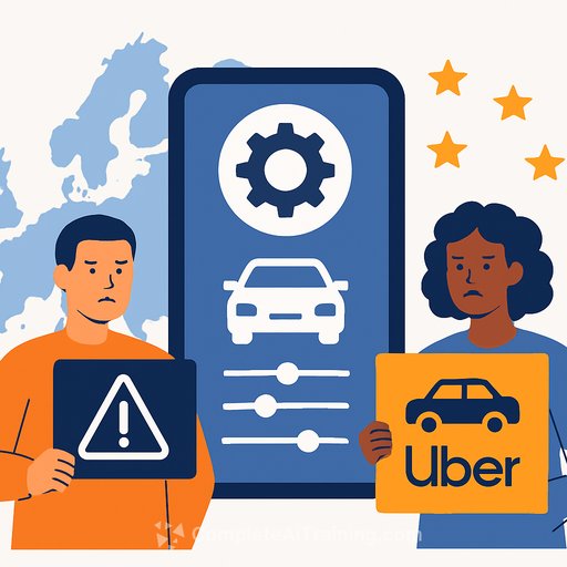 Uber drivers across Europe file lawsuit over algorithm that sets pay and allocates jobs