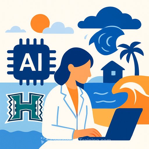 UH Mānoa-led project uses AI to predict sea level rise and storm threats to coastal freshwater