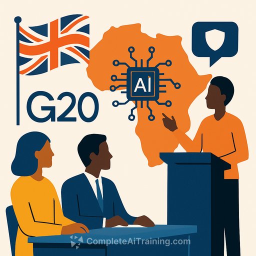 UK backs African-led AI at G20 with new Cape Town safety hub and evidence alliance