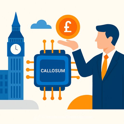 UK government makes first investment under £500m sovereign AI fund with stake in chip startup Callosum