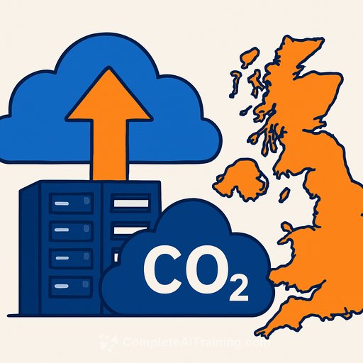 UK government raises estimate of AI datacentre carbon emissions by factor of 100