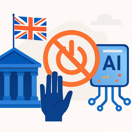 UK government rejects legal powers to shut down AI systems in an emergency