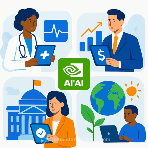 UK organizations deploy NVIDIA AI across healthcare, finance, government and climate science