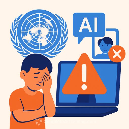 UN urges tougher child-safety rules as AI-generated abuse material surges 1,325%