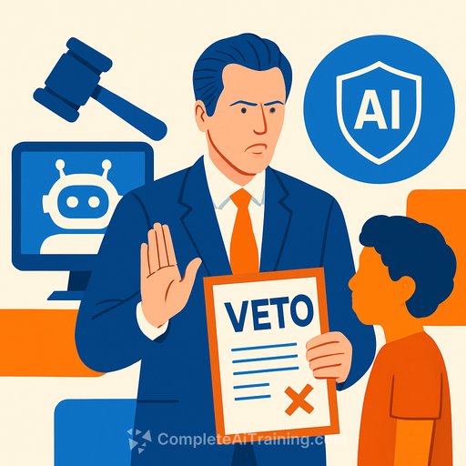 Under Big Tech pressure, Newsom vetoes California child AI protections; fight moves to the ballot