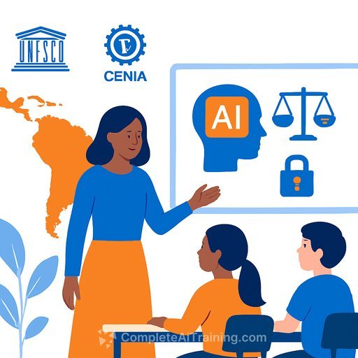 UNESCO and Chile's CENIA sign agreement to promote ethical AI in Latin American education