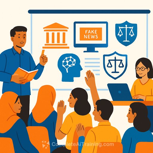 UNESCO and Mafindo Train 25 Indonesian Junior High Teachers to Counter Disinformation and Teach AI Ethics
