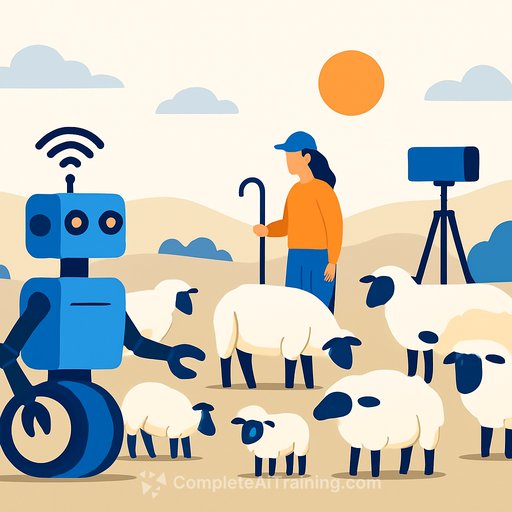 University of Nevada, Reno deploys robot and AI system to manage sheep grazing and health on open range