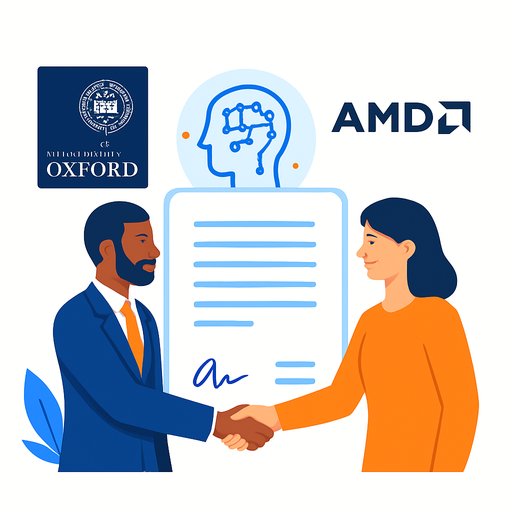 University of Oxford and AMD sign AI research agreement