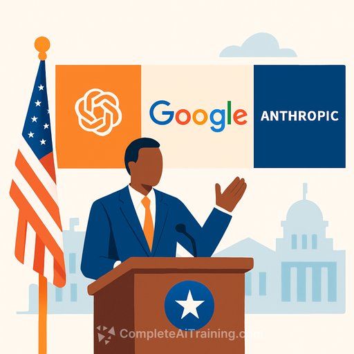 US Government Approves OpenAI, Google, Anthropic as Official AI Vendors for Federal Agencies
