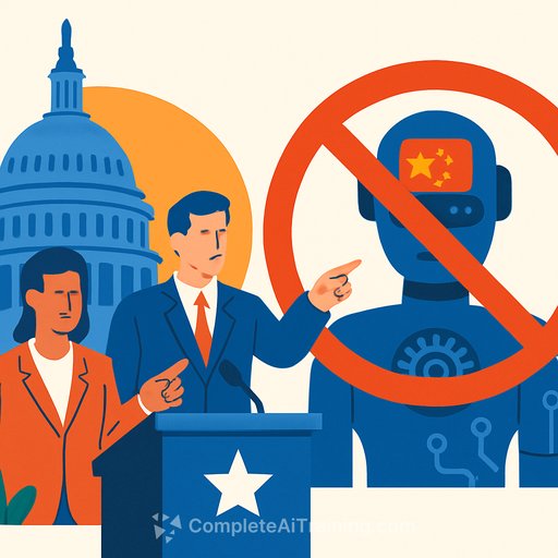 US Lawmakers Push to Ban Chinese AI in Government Over Security Concerns