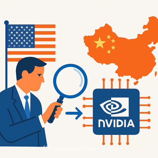 US officials probe Nvidia as restricted AI chips reach China