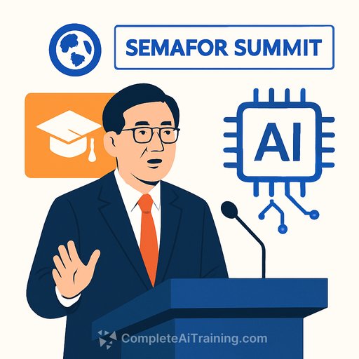 USC president Beong-Soo Kim addresses AI's role in higher education at Semafor Summit