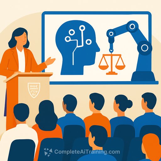 UT Austin hosts 600 researchers and industry leaders at inaugural AI, robotics and ethics symposium