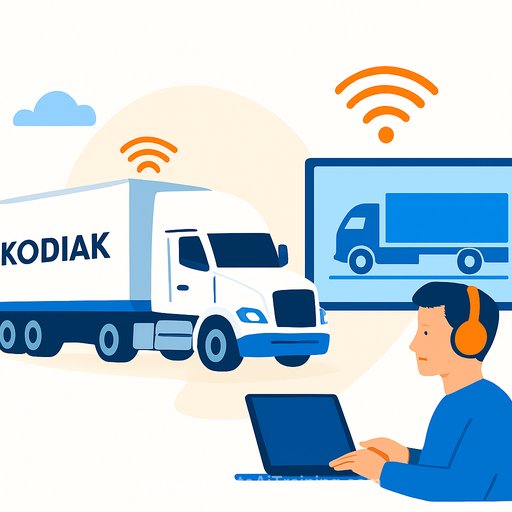 Verizon 5G links Kodiak AI's driverless trucks to remote operators for round-the-clock hauling