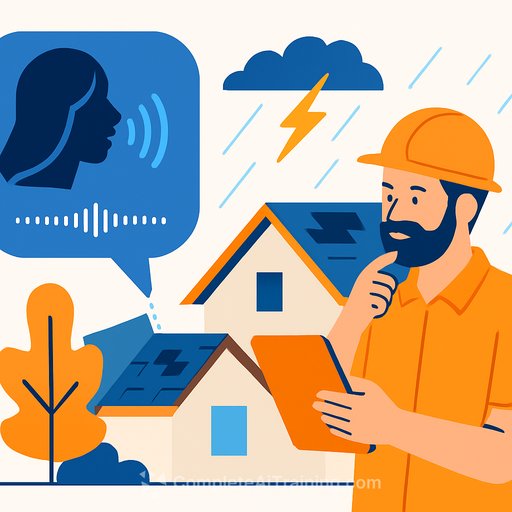 Voice AI Assistant Helps Roofing Contractors Capture More Storm-Damage Jobs and Boost Sales