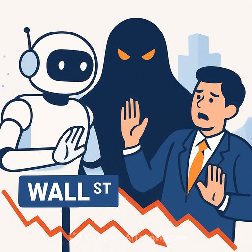Wall Street Confronts AI's Dark Side as Stocks Slide Across Sectors