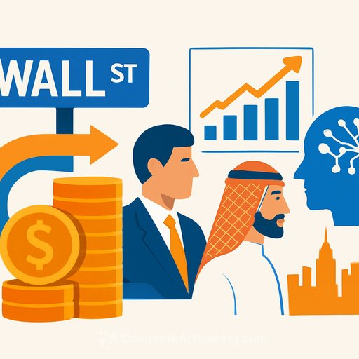 Wall Street Pours Into Saudi Arabia, Eyeing Finance and AI