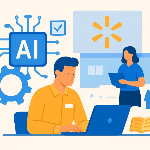 Walmart embeds AI across operations and launches companywide reskilling programs for its workforce