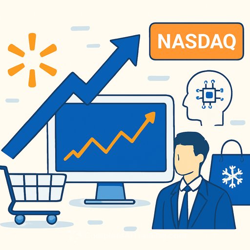 Walmart Stock Near Record Highs: Nasdaq Switch, New CEO, and an AI Holiday Boom