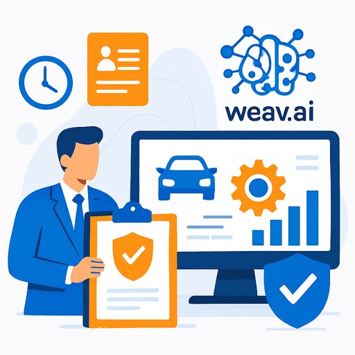 Weav.ai automates commercial insurance underwriting to improve speed and accuracy