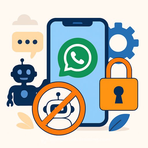 WhatsApp Bans Third-Party AI Bots as Meta Tightens Its Grip