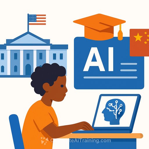 White House pushes AI literacy in schools as part of broader strategy to compete with China