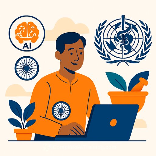 WHO applauds India’s AI-powered integration of Ayush in global healthcare innovation