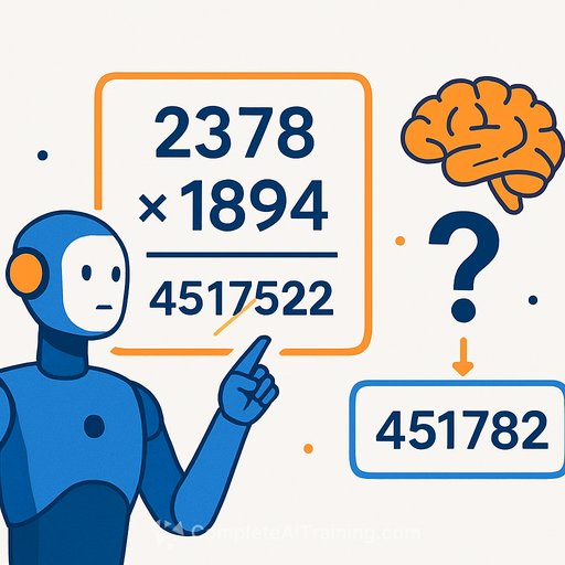Why AI flubs four-digit multiplication-and how a simple training tweak fixes it