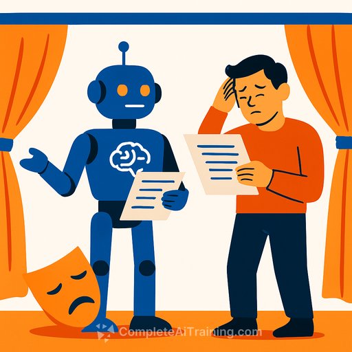 Why AI-Generated Scripts Fall Flat on Stage