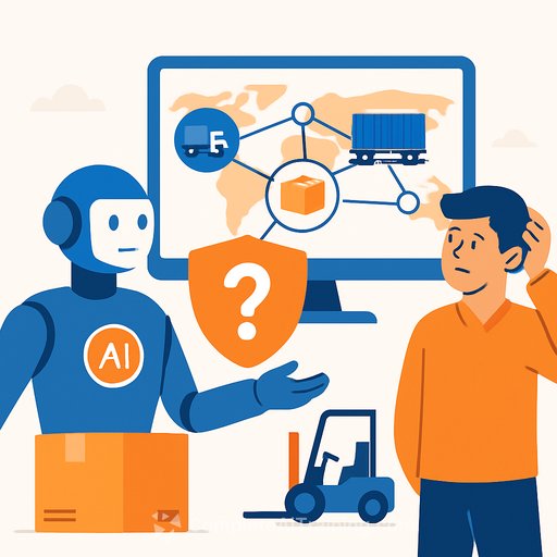 Why Full Trust in AI for Supply Chain Management Remains Out of Reach
