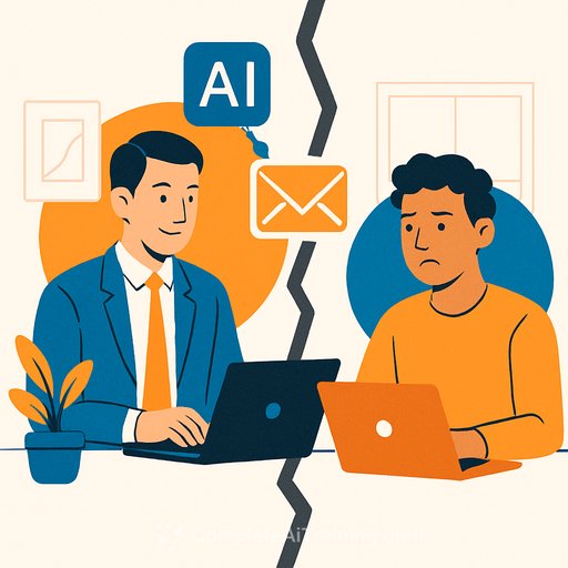 Why Relying on AI for Workplace Emails Can Erode Trust Between Managers and Employees
