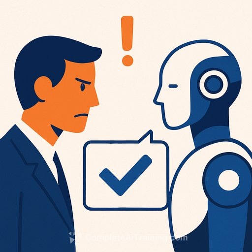 Why We Don't Trust AI-Even When the Facts Check Out