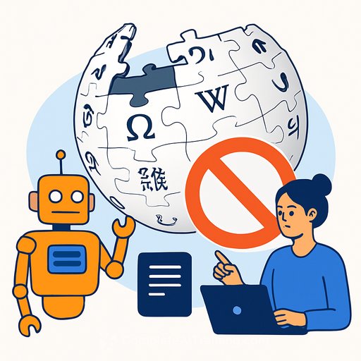 Wikipedia bans AI-generated content but allows limited exceptions for editing and translation