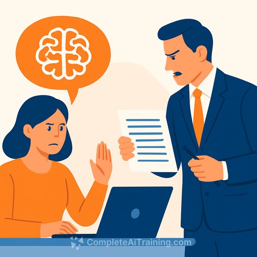 Worker pushes back as AI-obsessed boss rewrites her drafts with ChatGPT