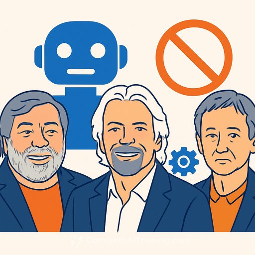 Wozniak, Branson, Hinton among 850 urging a ban on superintelligent AI until it's proven safe