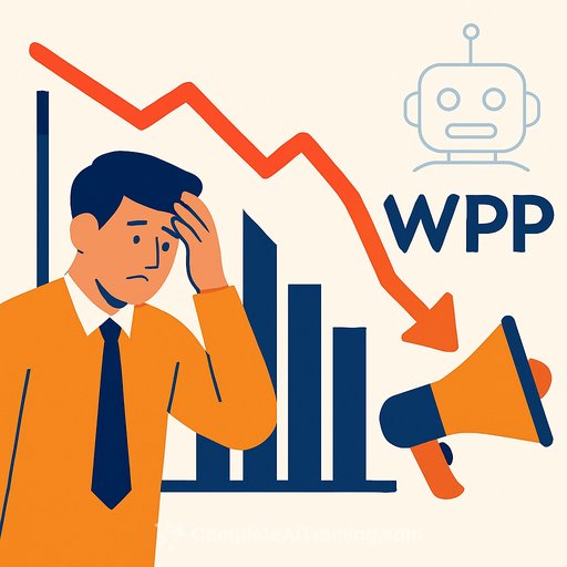 WPP Stock Crashes 18% as AI Disruption and Client Losses Shake Advertising Industry