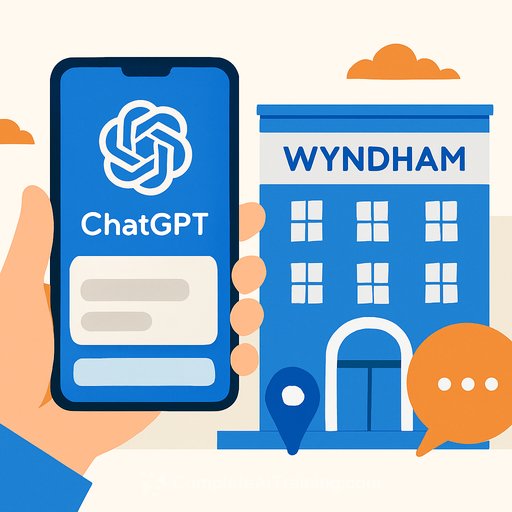 Wyndham launches ChatGPT app as hotel brands compete for AI discovery visibility